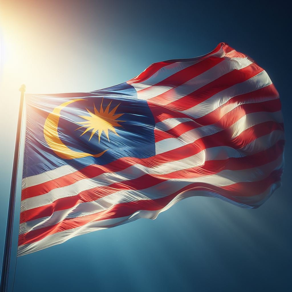 Foto AI Bendera Malaysia