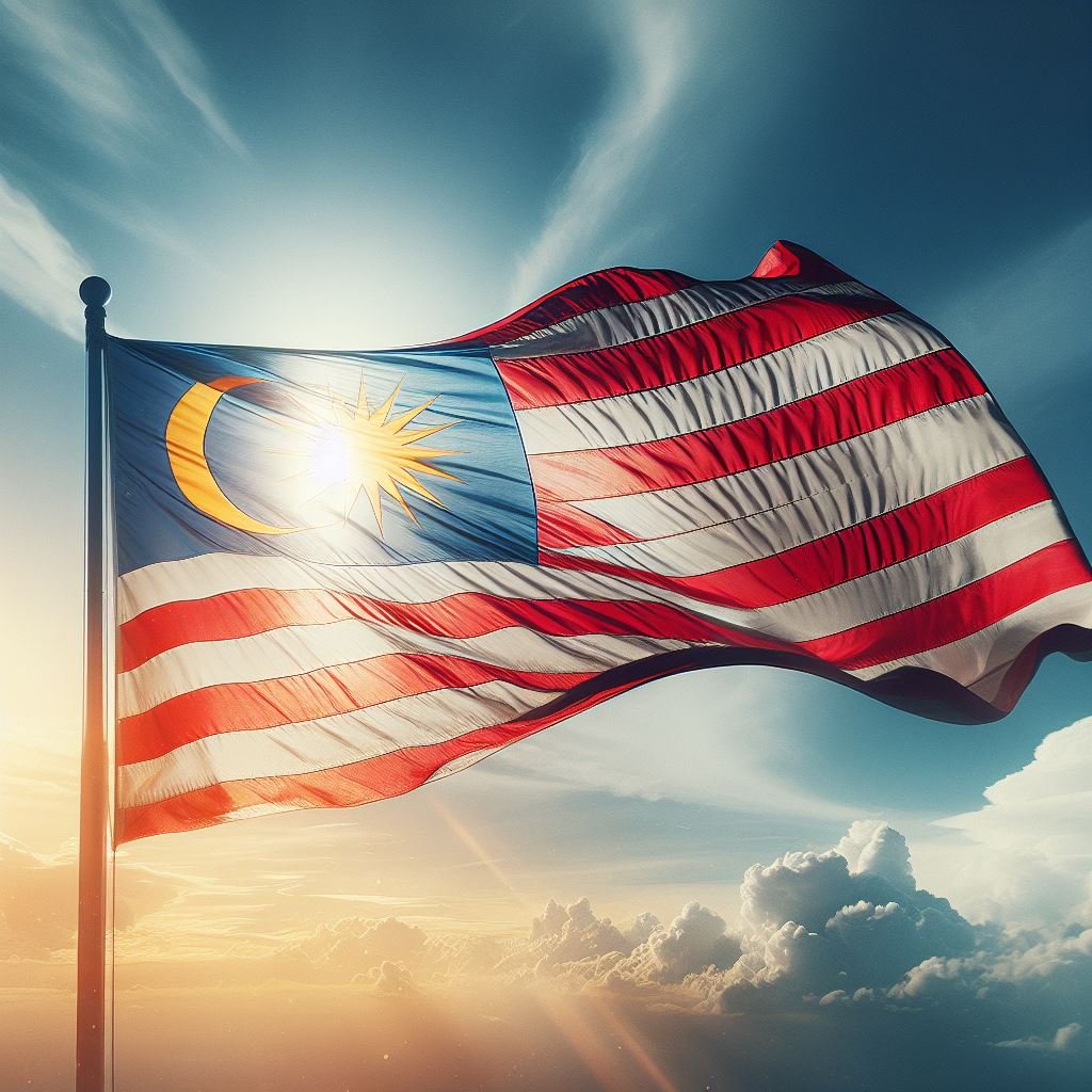 Foto AI Bendera Malaysia