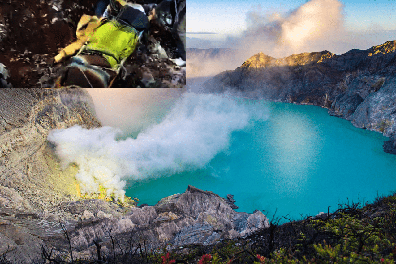 Kejadian Tragik di Gunung Berapi Ijen Indonesia