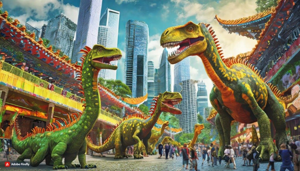 Cerita Dinosaurus | "Leone City: Penyerbuan Dinosaurus"
